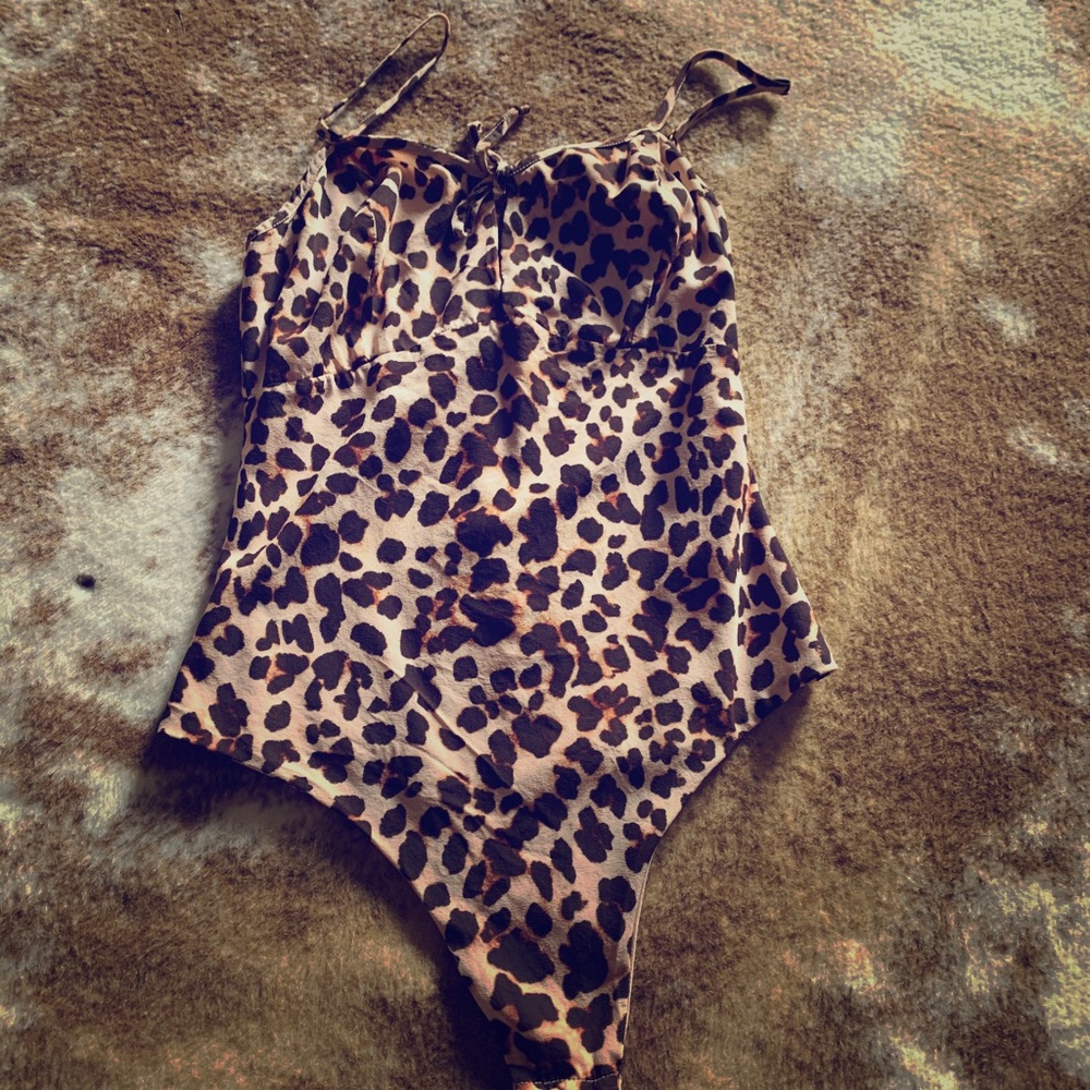Leopard body suit